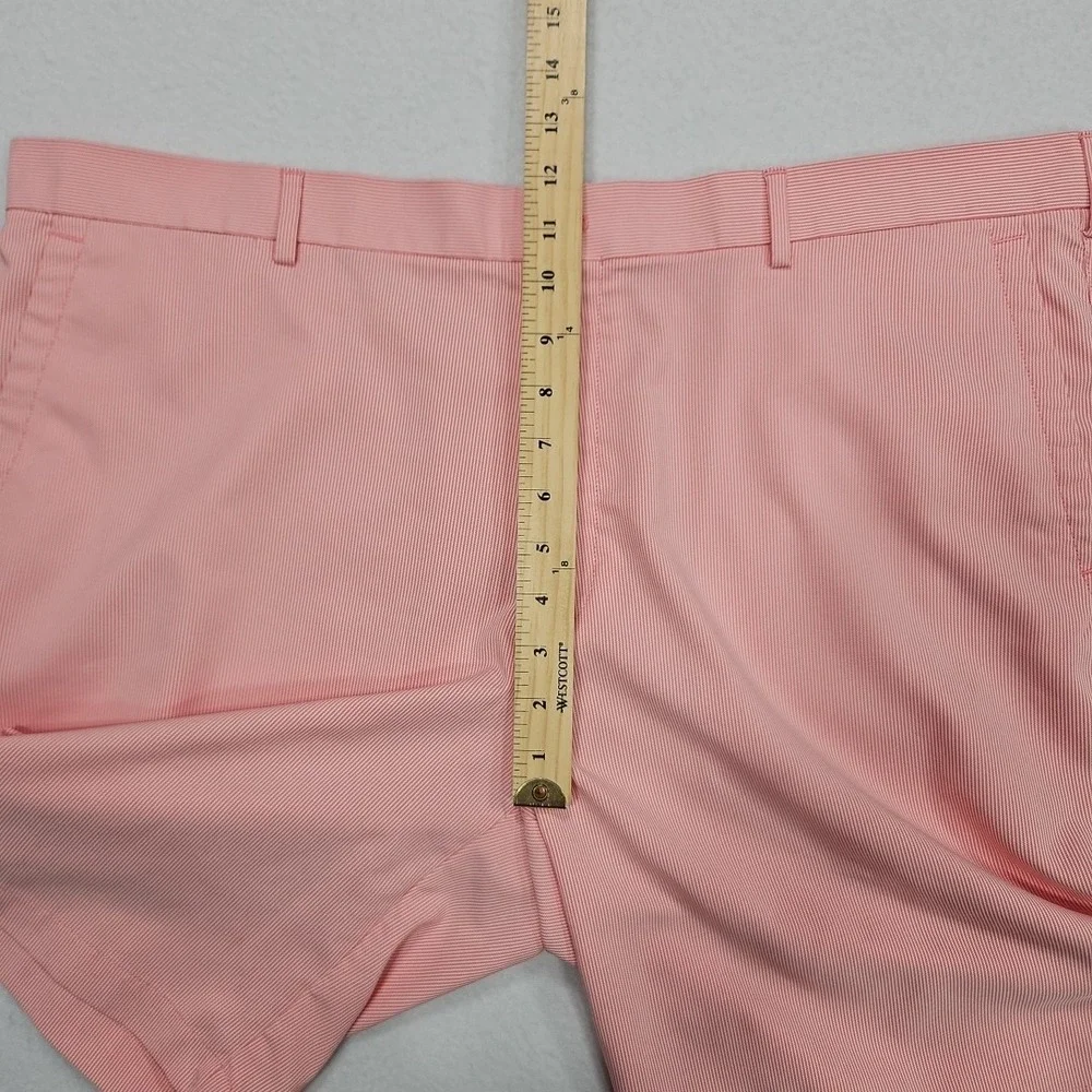 Peter Millar Wicking Golf Shorts Mens 42 Pink White 9